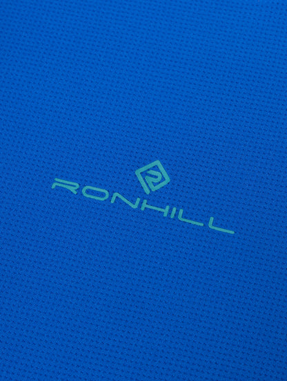 Ronhill Tech Short Sleeve Mens Running Top - Blue