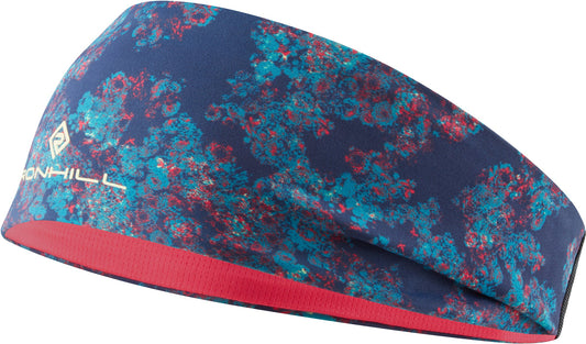 Ronhill Contour Reversible Running Headband - Blue
