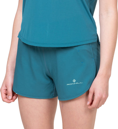 Ronhill Tech 4.5 Inch Womens Running Shorts - Blue