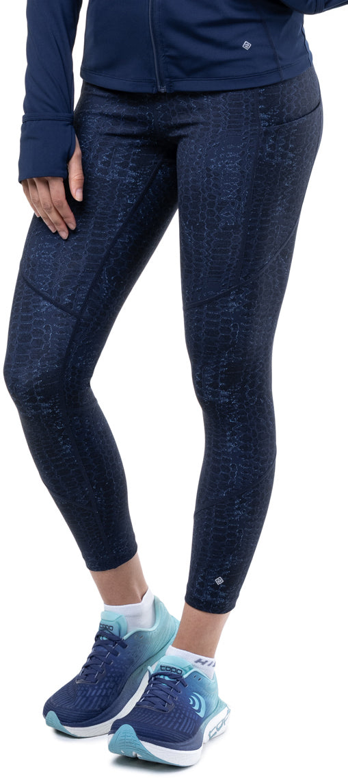 Ronhill Tech Womens 7/8 Running Tights - Blue