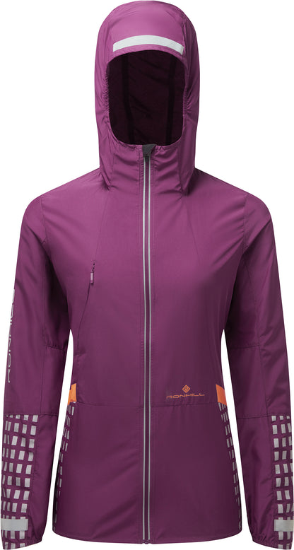 Ronhill Tech Afterhours Womens Running Jacket - Purple