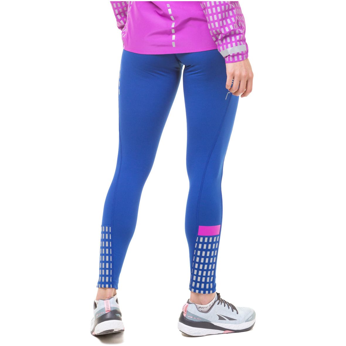 Ronhill Tech Afterhours Womens Long Running Tights - Blue