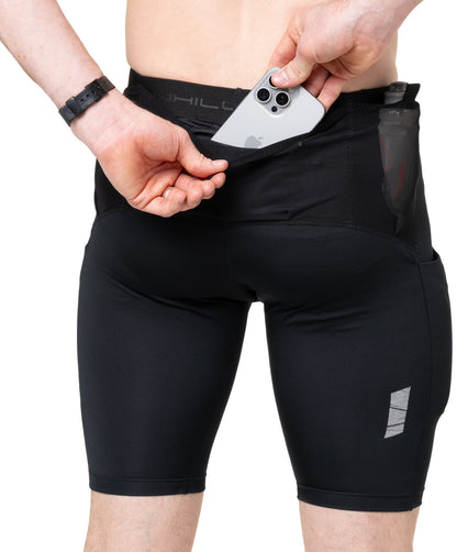 Ronhill Tech All Terrain 10 Inch Mens Short Running Tights - Black