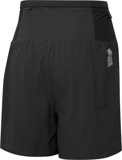 Ronhill Tech All Terrain Twin 2 in 1 Womens Running Shorts - Black