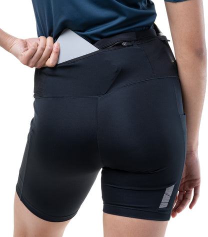 Ronhill Tech All Terrain 7 Inch Stretch Womens Short Running Tights - Black