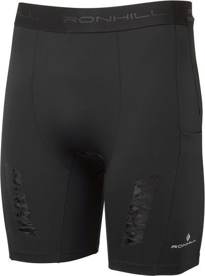 Ronhill Tech All Terrain 8 Inch Stretch Mens Short Running Tights - Black