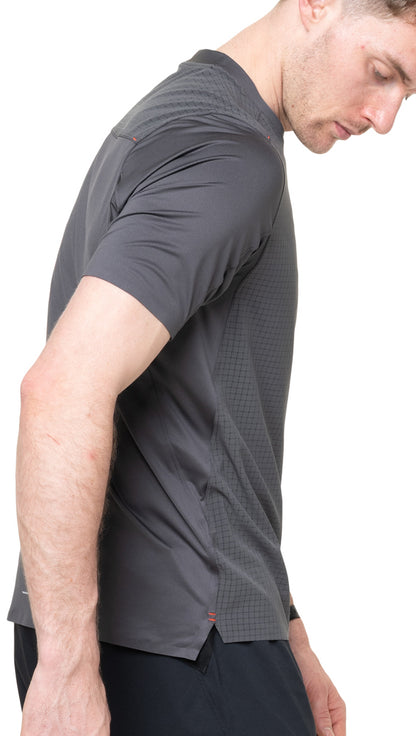 Ronhill Tech All Terrain Short Sleeve Mens Running Top - Grey