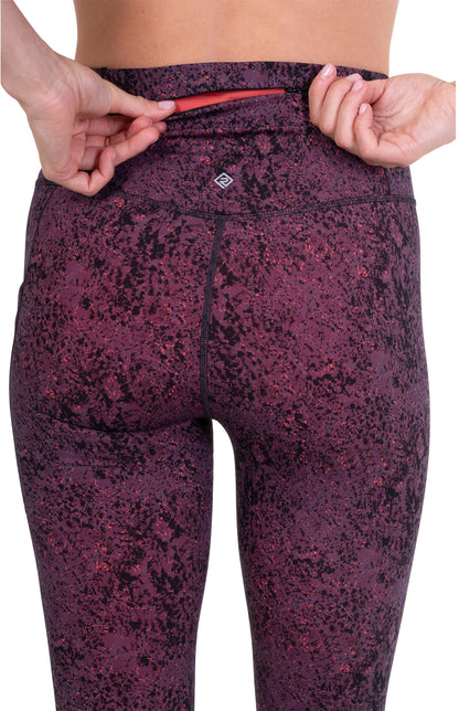 Ronhill Tech Contour Womens 7/8 Running Tights - Purple
