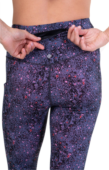 Ronhill Tech Contour Womens Long Running Tights - Purple