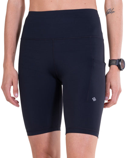 Ronhill Tech Contour Stretch Womens Short Running Tights - Black
