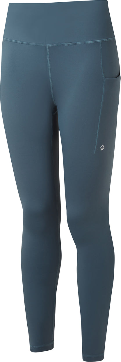 Ronhill Tech Contour Womens Long Running Tights - Blue