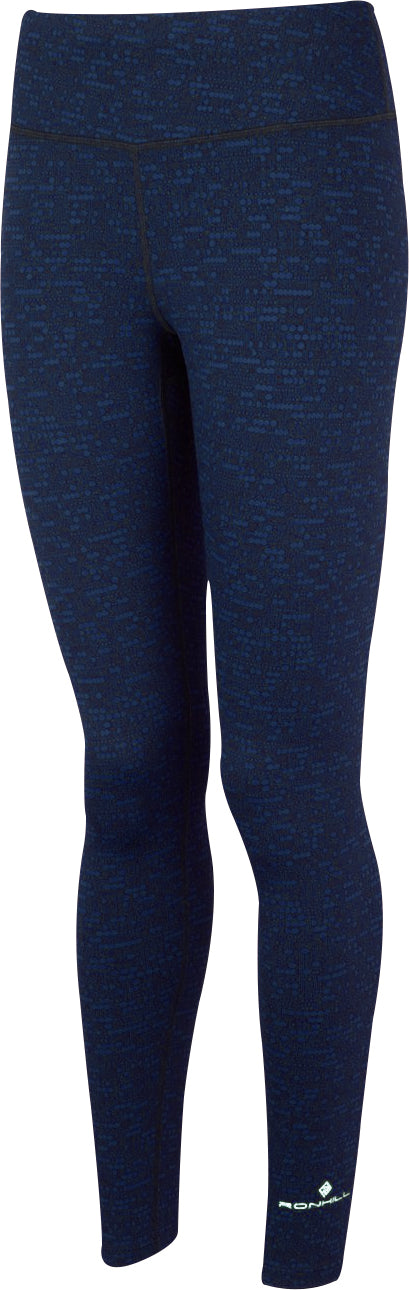 Ronhill Tech Deluxe Womens Long Running Tights - Blue