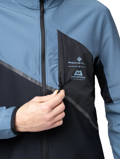 Ronhill Tech GORE-TEX Windstopper Mens Running Jacket - Black