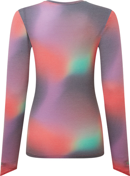 Ronhill Tech Golden Hour Long Sleeve Womens Running Top - Pink