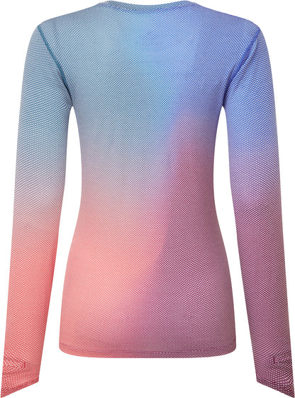 Ronhill Tech Golden Hour Long Sleeve Womens Running Top - Blue