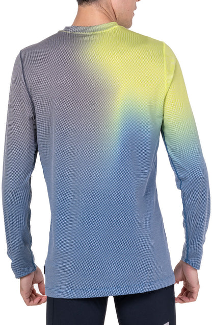 Ronhill Tech Golden Hour Long Sleeve Mens Running Top - Blue