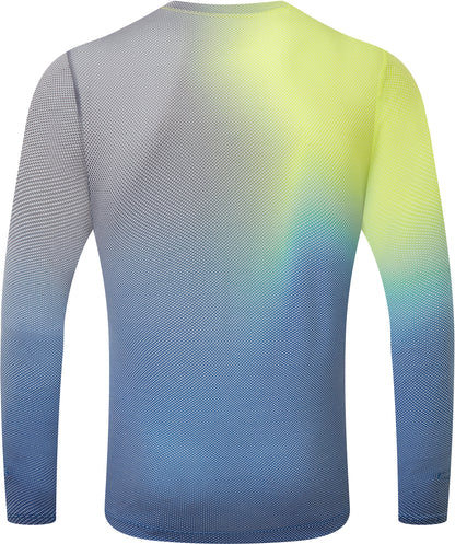 Ronhill Tech Golden Hour Long Sleeve Mens Running Top - Blue