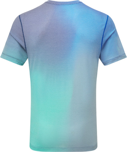 Ronhill Tech Golden Hour Short Sleeve Mens Running Top - Blue