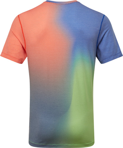 Ronhill Tech Golden Hour Short Sleeve Mens Running Top - Blue
