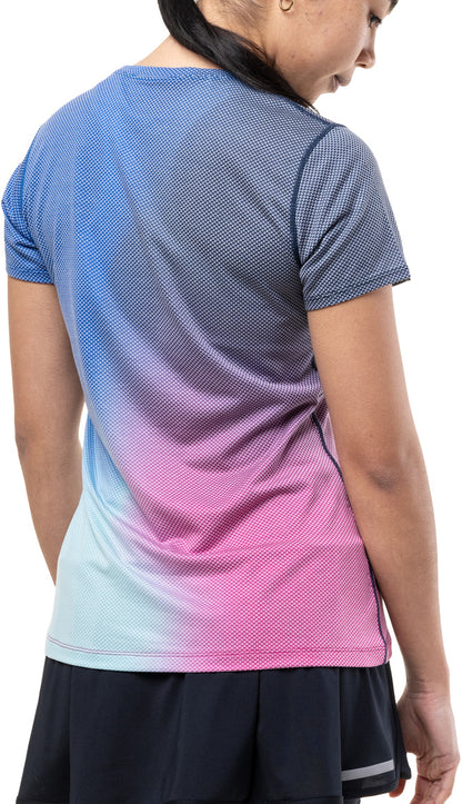 Ronhill Tech Golden Hour Short Sleeve Womens Running Top - Pink