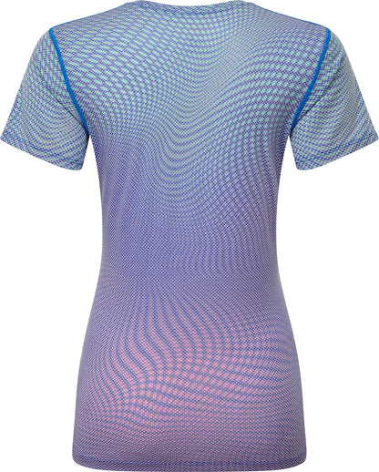 Ronhill Tech Golden Hour Short Sleeve Womens Running Top - Blue