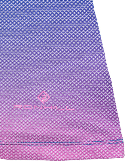 Ronhill Tech Golden Hour Short Sleeve Womens Running Top - Pink