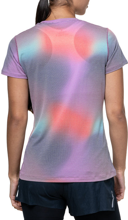 Ronhill Tech Golden Hour Short Sleeve Womens Running Top - Purple