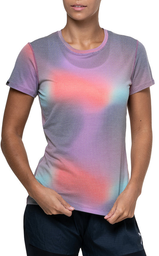 Ronhill Tech Golden Hour Short Sleeve Womens Running Top - Purple