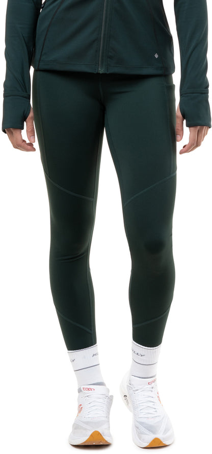 Ronhill Tech Womens Long Running Tights - Green
