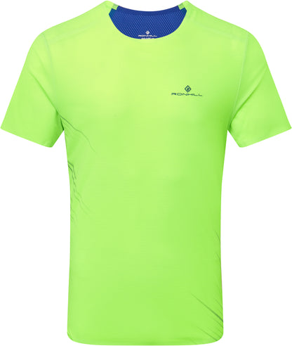 Ronhill Tech Race Short Sleeve Mens Running Top - Green