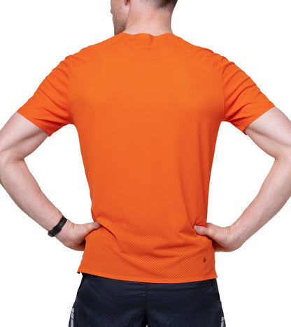 Ronhill Tech Race Short Sleeve Mens Running Top - Orange