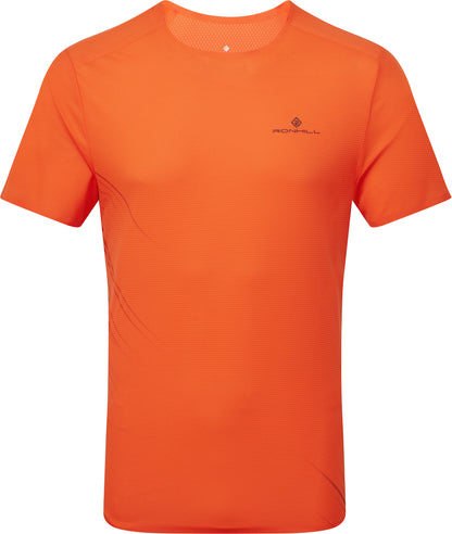 Ronhill Tech Race Short Sleeve Mens Running Top - Orange