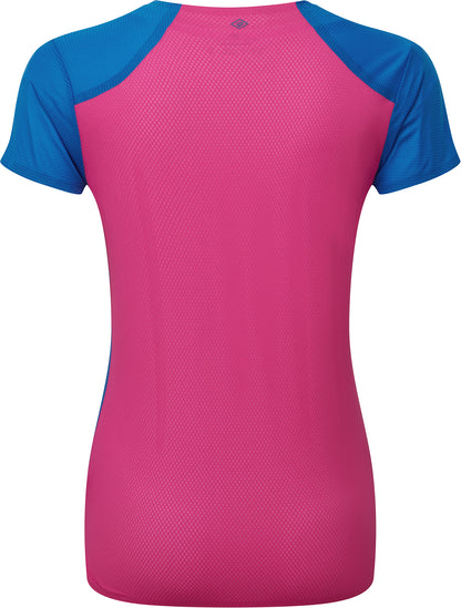 Ronhill Tech Race Short Sleeve Womens Running Top - Blue