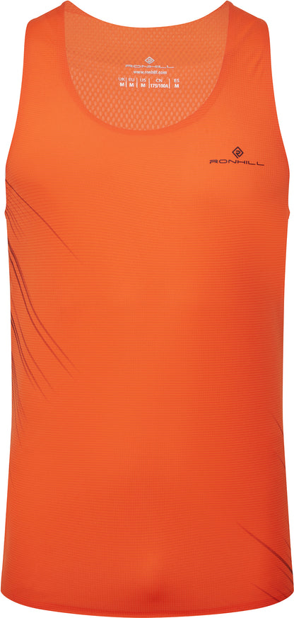 Ronhill Tech Race Mens Running Vest - Orange