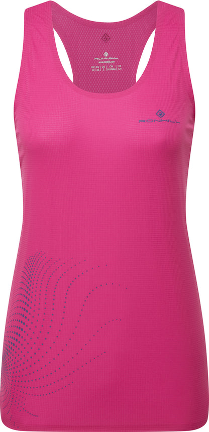 Ronhill Tech Race Womens Running Vest Tank Top - Pink