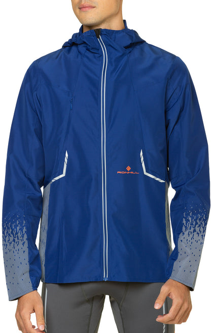 Ronhill Tech Reflect Mens Running Jacket - Blue
