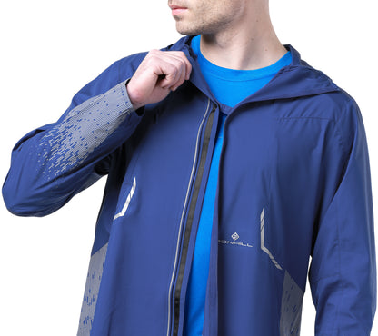 Ronhill Tech Reflect Mens Running Jacket - Blue