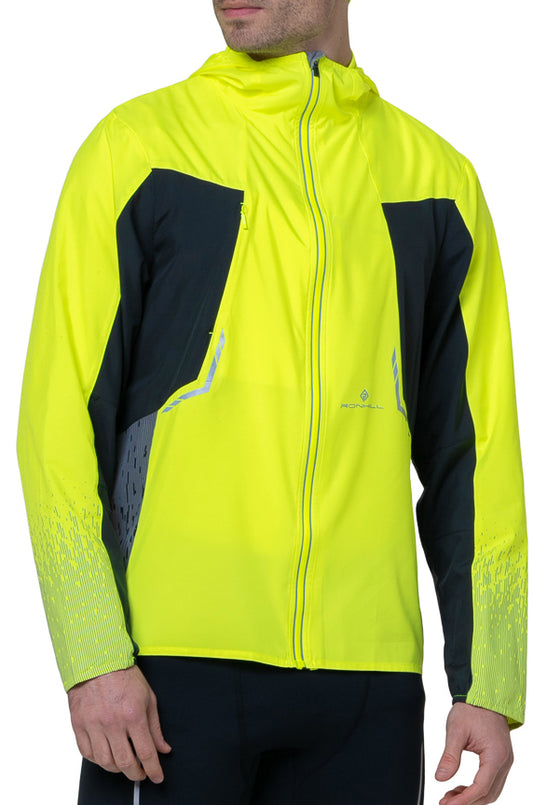 Ronhill Tech Reflect Mens Running Jacket - Yellow