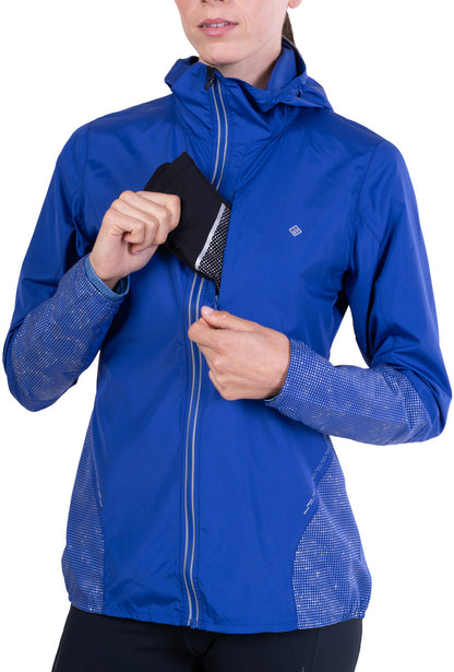 Ronhill Tech Reflect Womens Running Jacket - Blue