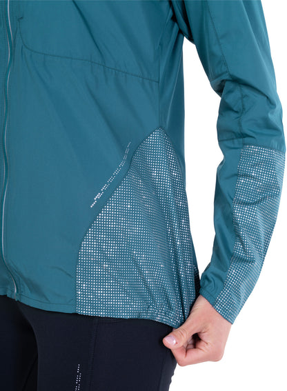 Ronhill Tech Reflect Womens Running Jacket - Blue
