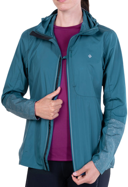 Ronhill Tech Reflect Womens Running Jacket - Blue