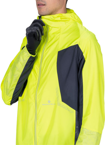 Ronhill Tech Reflect Mens Running Jacket - Yellow