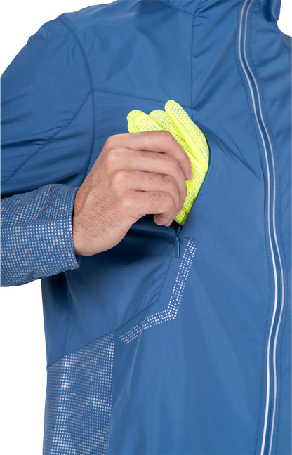 Ronhill Tech Reflect Mens Running Jacket - Blue