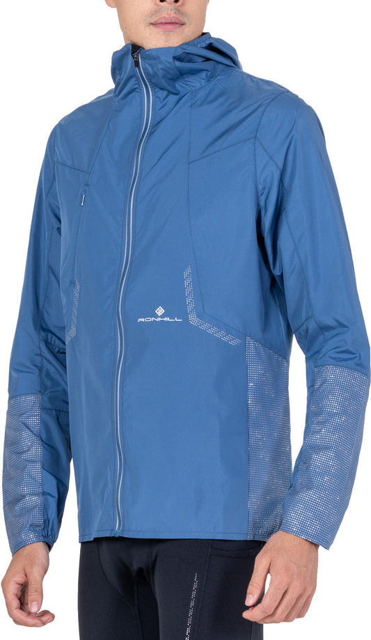 Ronhill Tech Reflect Mens Running Jacket - Blue