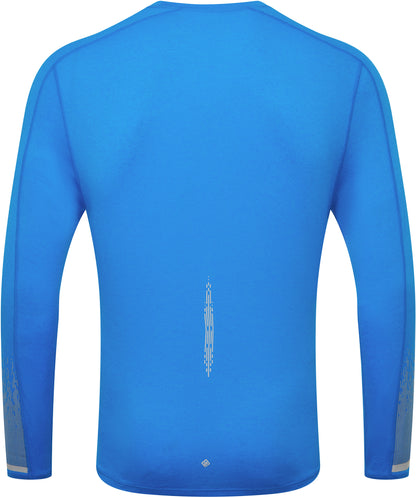 Ronhill Tech Reflect Long Sleeve Mens Running Top - Blue