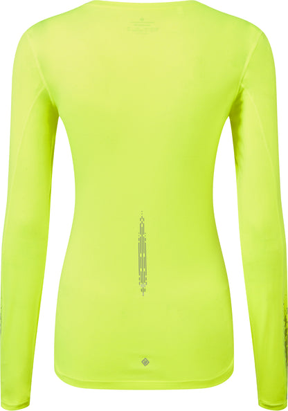 Ronhill Tech Reflect Long Sleeve Womens Running Top - Yellow
