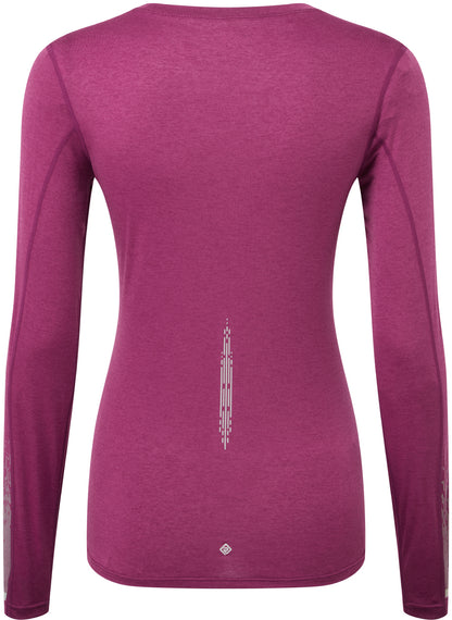 Ronhill Tech Reflect Long Sleeve Womens Running Top - Purple