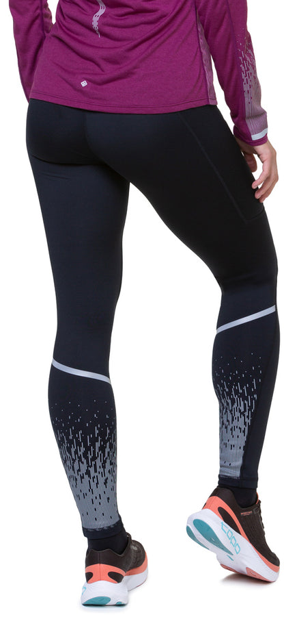 Ronhill Tech Reflect Womens Long Running Tights - Black