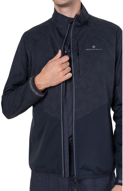 Ronhill Tech Reflect Lux Mens Running Jacket - Black