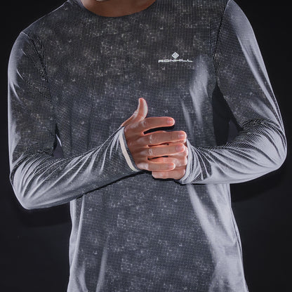 Ronhill Tech Reflect Lux Long Sleeve Mens Running Top - Black